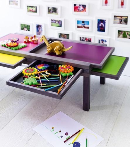 Функциональный детский столик: красиво, удобно и интересно