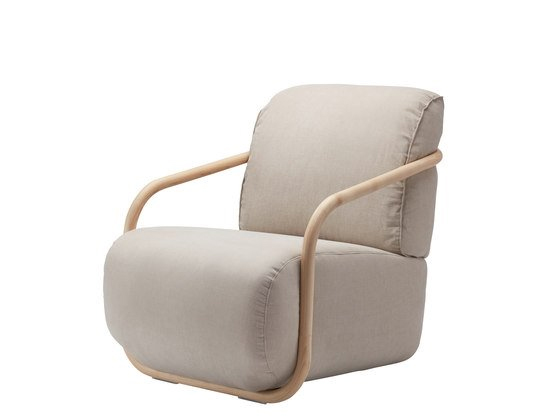 Эффектные кресла с пухлой структурой «2001 Bentwood armchair»