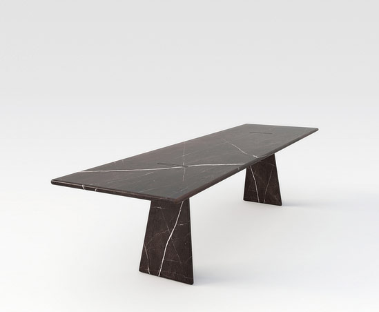 Исключительная стойкость столов из мрамора из коллекции «Asolo»