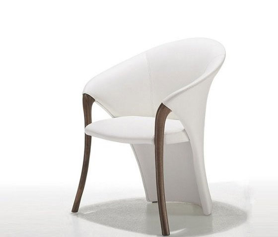 Полностью мягкие стулья с высоким сиденьем «Calla»