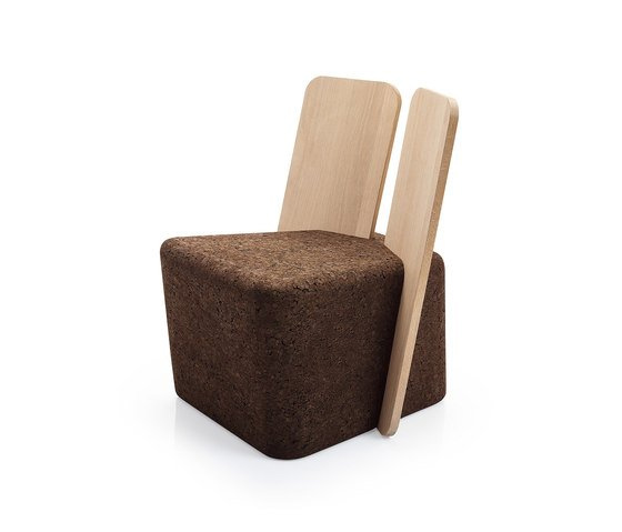 Пополнение коллекции мебели из пробки, кресло «Cut Lounge Chair»