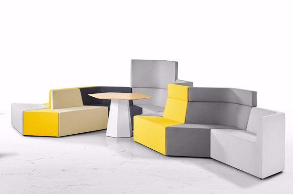 Интересный дизайн геометрической модульной мебели «Prisma»