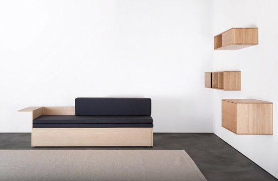 Гибкость и функциональность минималистской мебели «Salto»