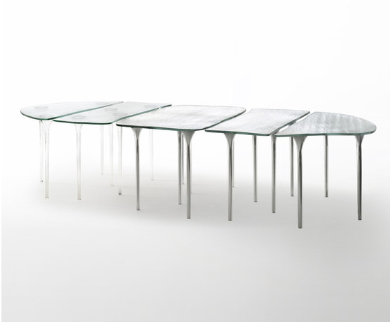 Уникальные стеклянные столы неправильной формы «Specchio Di Venere»