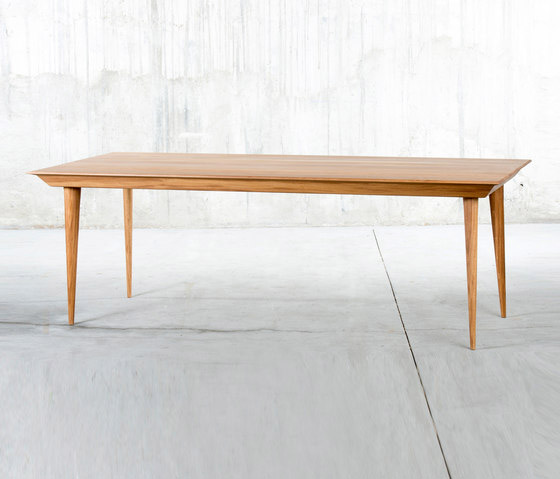 Деревянные обеденные столы для гостиной и столовой - серия «Malaqa Table»