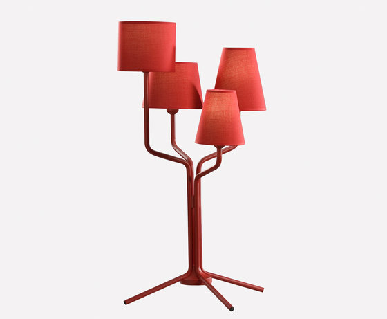 Яркие лампы с текстильными плафонами из новой серии «Tria»