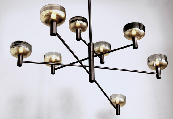 Подвесная люстра из латуни Otto Luce Подвесная люстра из латуни Otto Luce