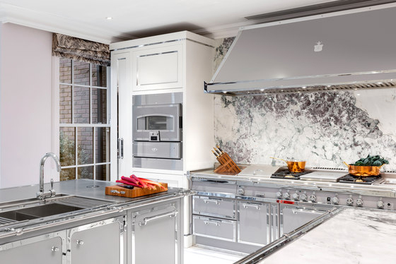 Блеск и элегантность кухонного гарнитура Silver Grey kitchen