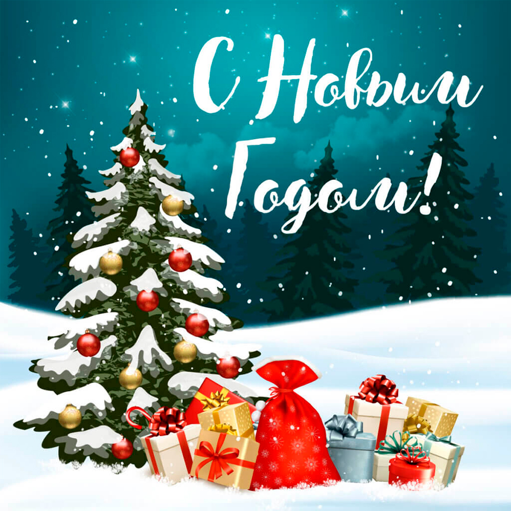С наступающим Новым годом! С наступающим Новым годом!
