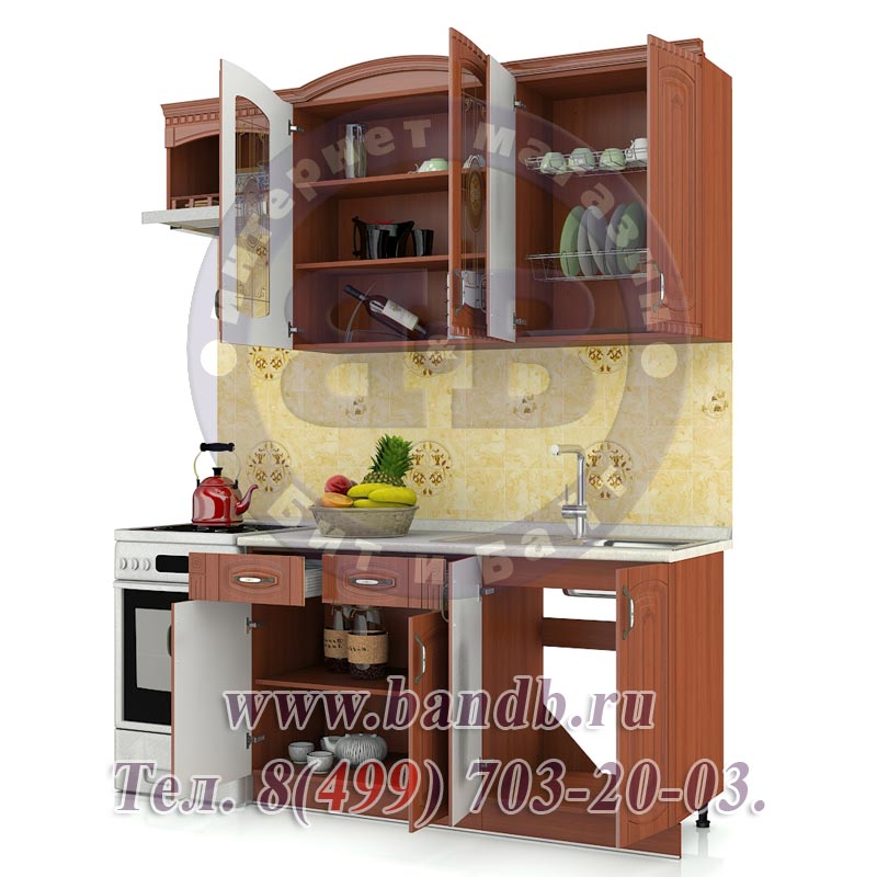 Кухня модерн с элементами классики Астория-14 № 3 200 см. Картинка № 6