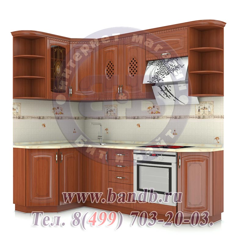 Кухня угловая Астория-14 № 11 размер 132 см. на 232 см. Картинка № 3