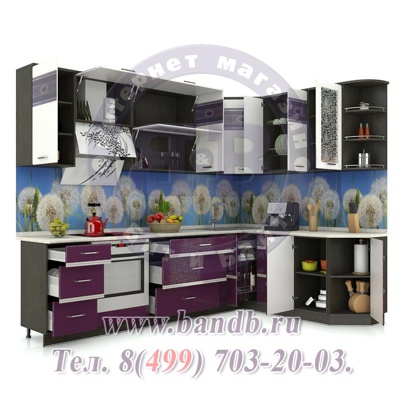 Кухня на заказ Палермо-8 № 16 280+192 см. угловая Картинка № 2