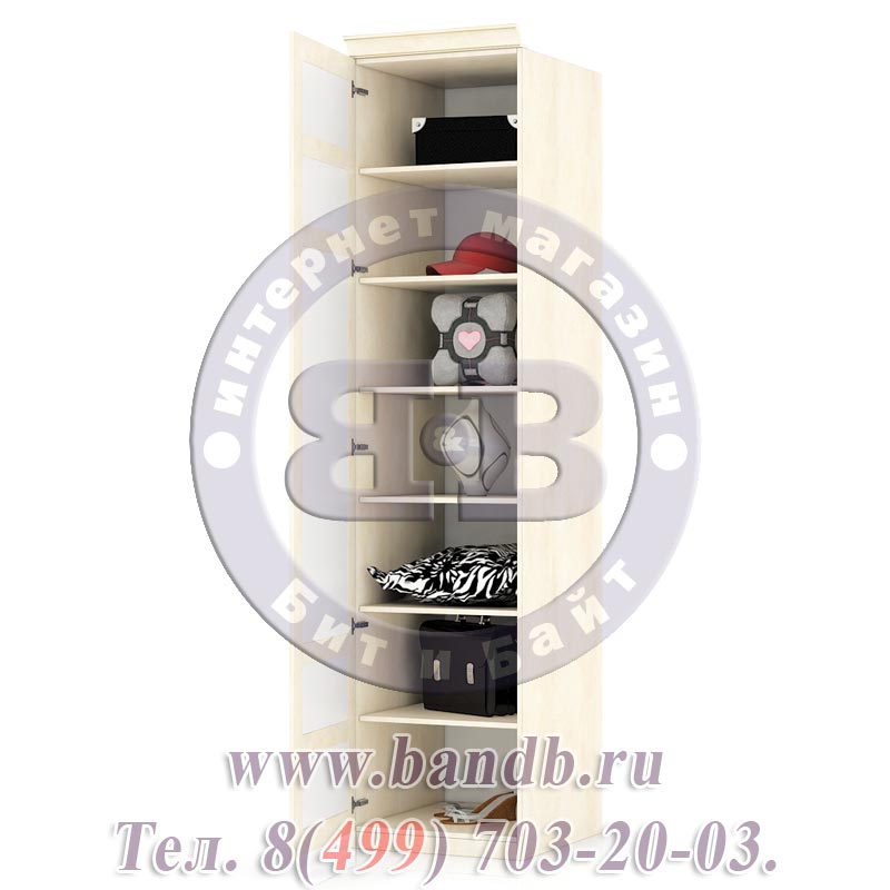 Спальня Александрия ЛД-625-040 Шкаф одностворчатый Картинка № 6
