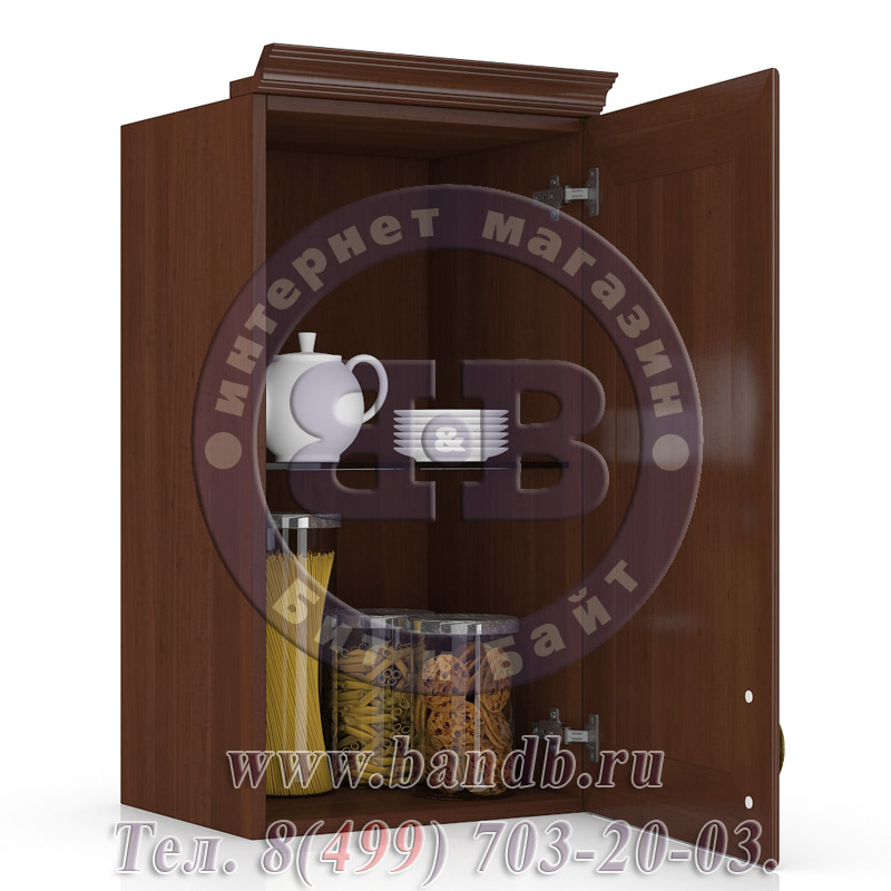 Настенный шкаф Кантри Орех 40 см. цвет ноче таволато классик/орех таволато Картинка № 2