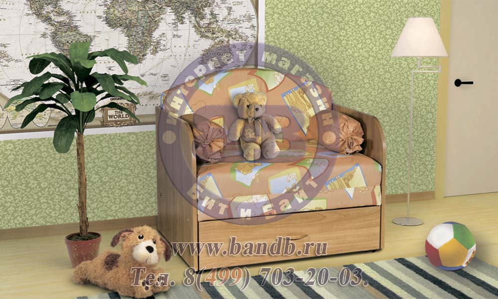 Детское кресло-кровать Антошка 1 85 ткань 10201 Картинка № 4