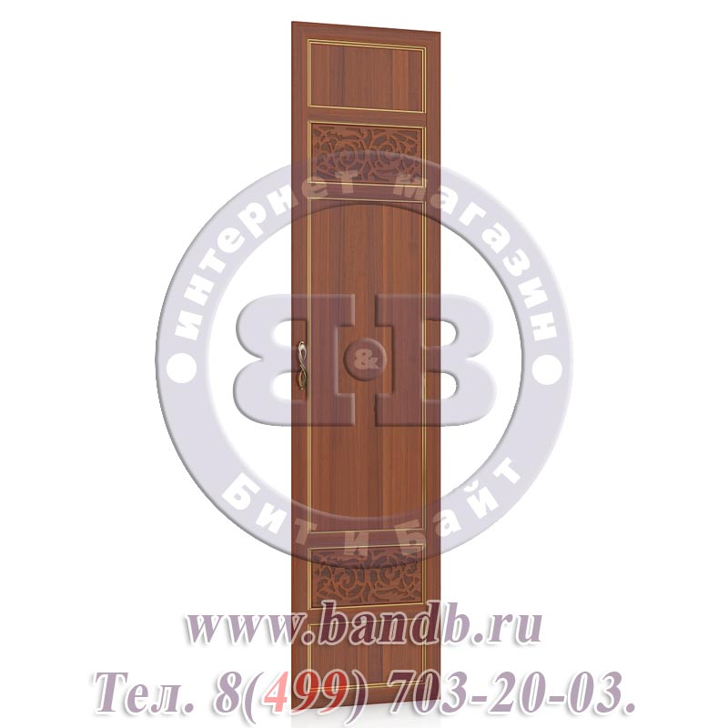 Александрия орех ЛД-625-050М+001+001 Шкаф 2-х створчатый с глухими дверями Картинка № 6