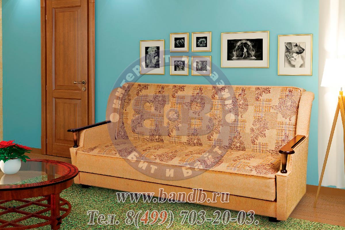 Диван кровать Уют 1 110, ткань 40511-1 Картинка № 3