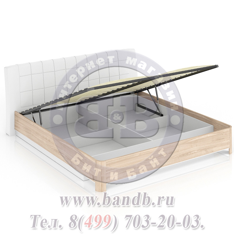 Марта ЛД-636-180М Кровать с подъёмным механизмом 1800 мягкая спинка Картинка № 4