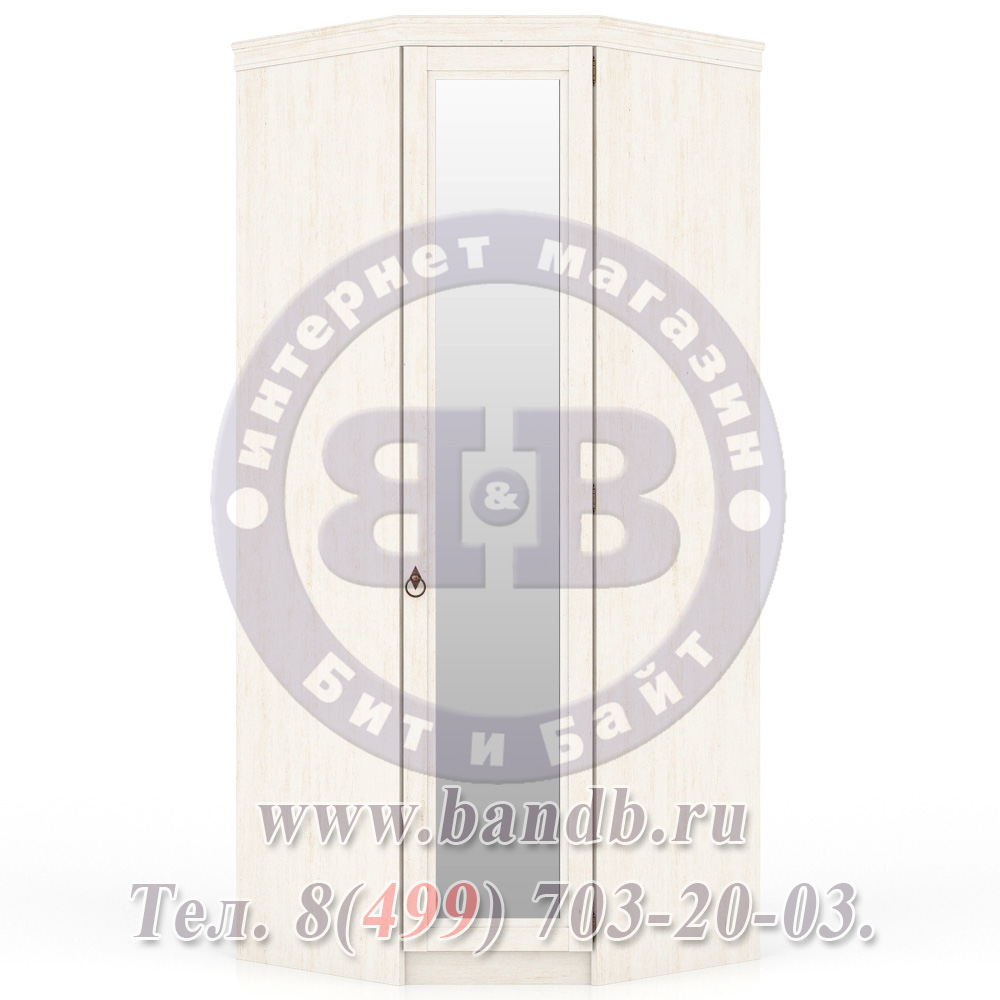 Амели ЛД-642-230ЗЕРК Шкаф угловой для спальни дверь зеркало Картинка № 4