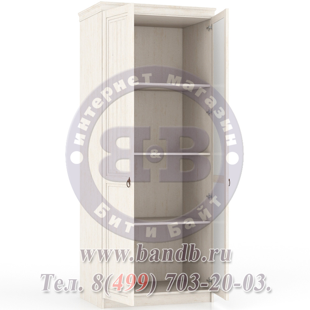 Амели ЛД-642-240ГЛУХ Шкаф двустворчатый для спальни глухие двери Картинка № 5