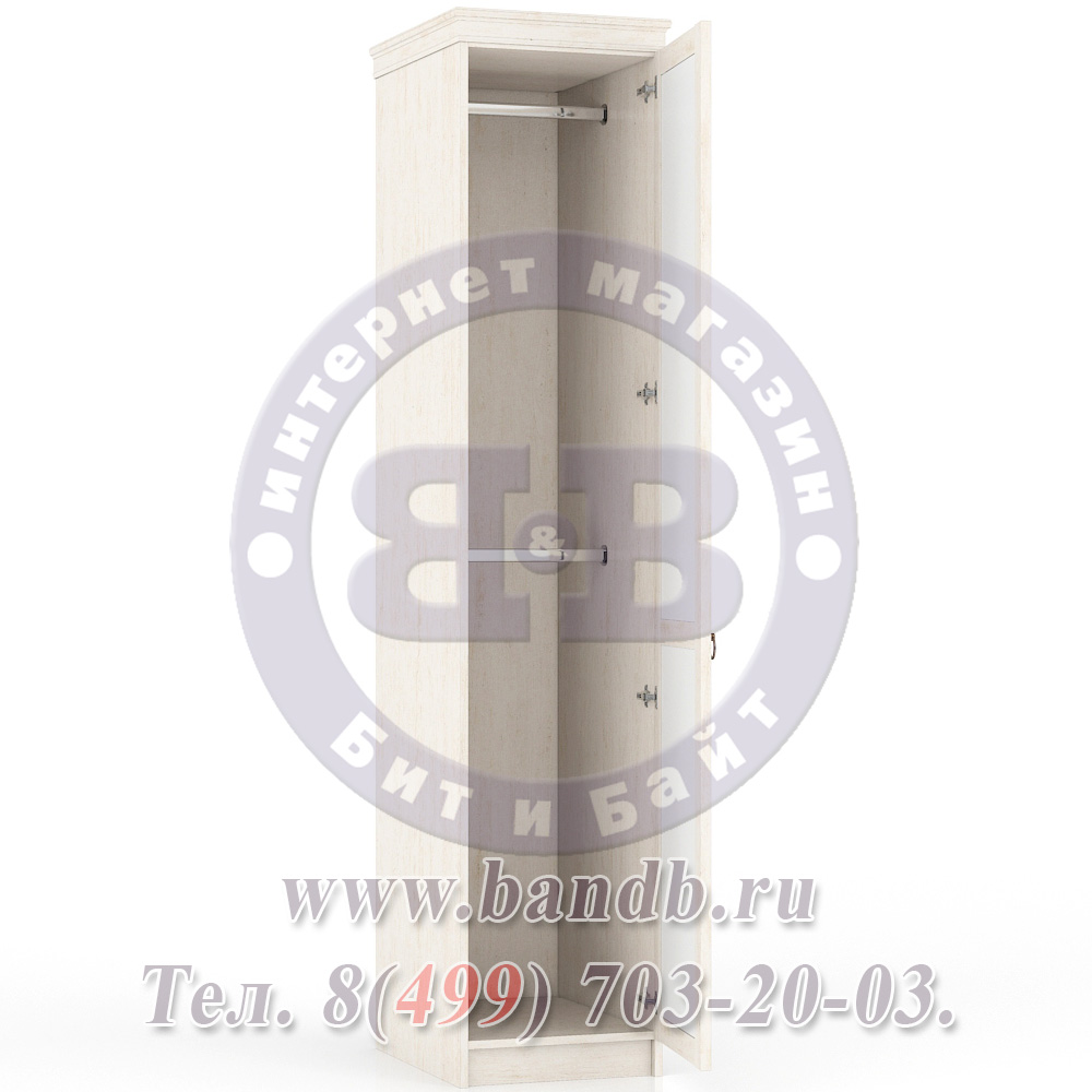 Амели ЛД-642-250ПРАВ-ГЛУХ Шкаф одностворчатый для спальни глухая дверь правый Картинка № 3