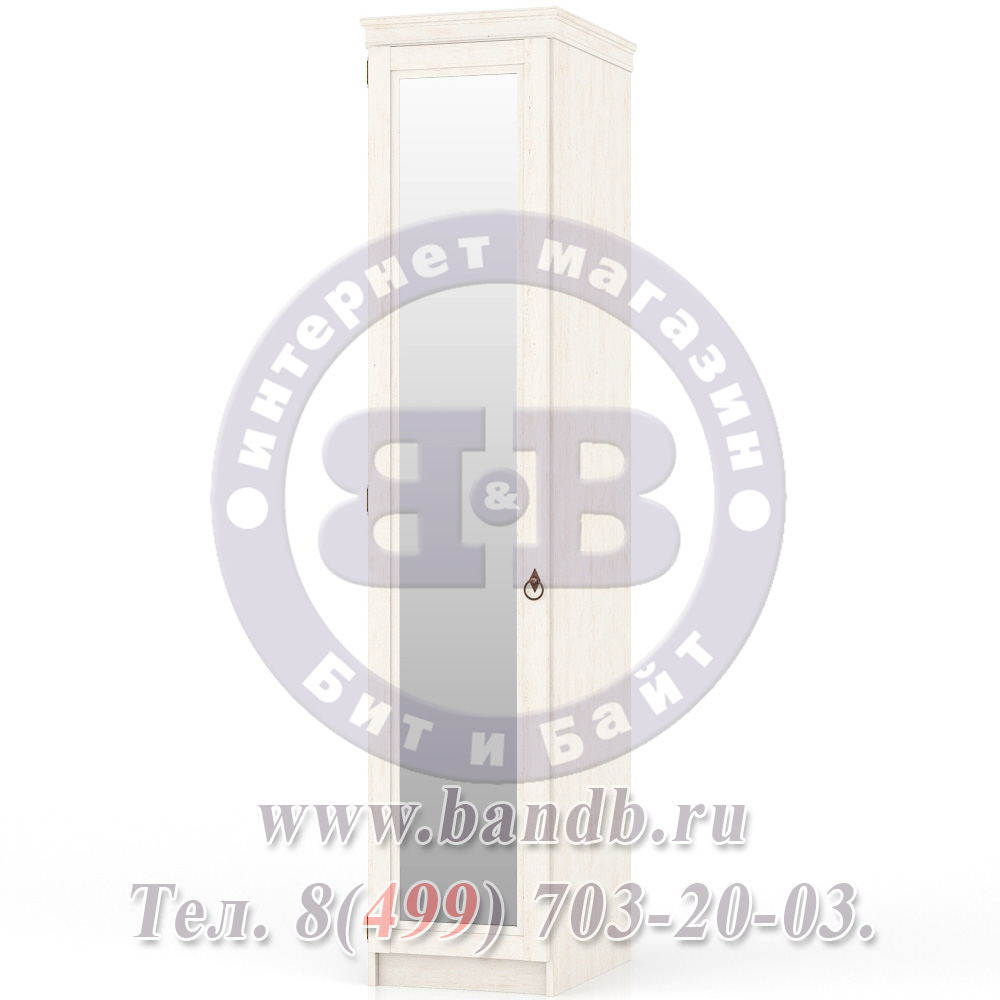 Амели ЛД-642-250ЗЕРК Шкаф одностворчатый для спальни дверь зеркало Картинка № 6