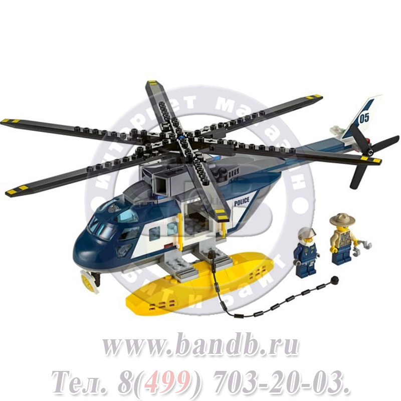 Lego Сити 60067 Погоня на полицейском вертолёте Картинка № 2