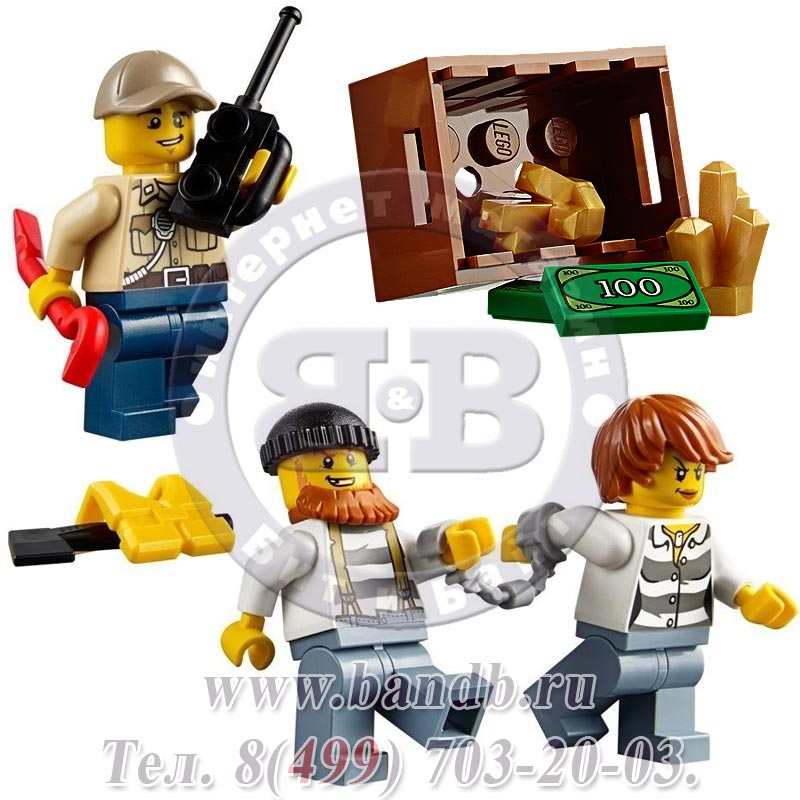 Lego Сити 60071 Полицейский корабль на воздушной подушке Картинка № 5