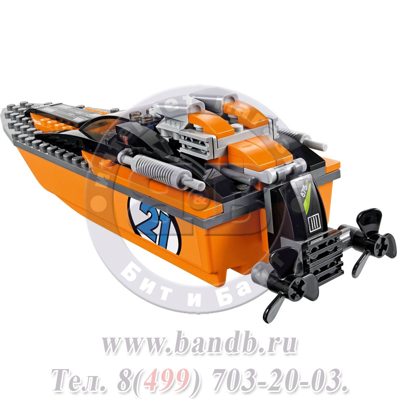 Lego Город 60085 Внедорожник 4x4 с гоночным катером Картинка № 3