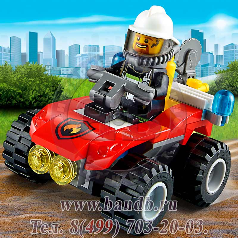 Lego Город 60105 Пожарный квадроцикл Картинка № 6