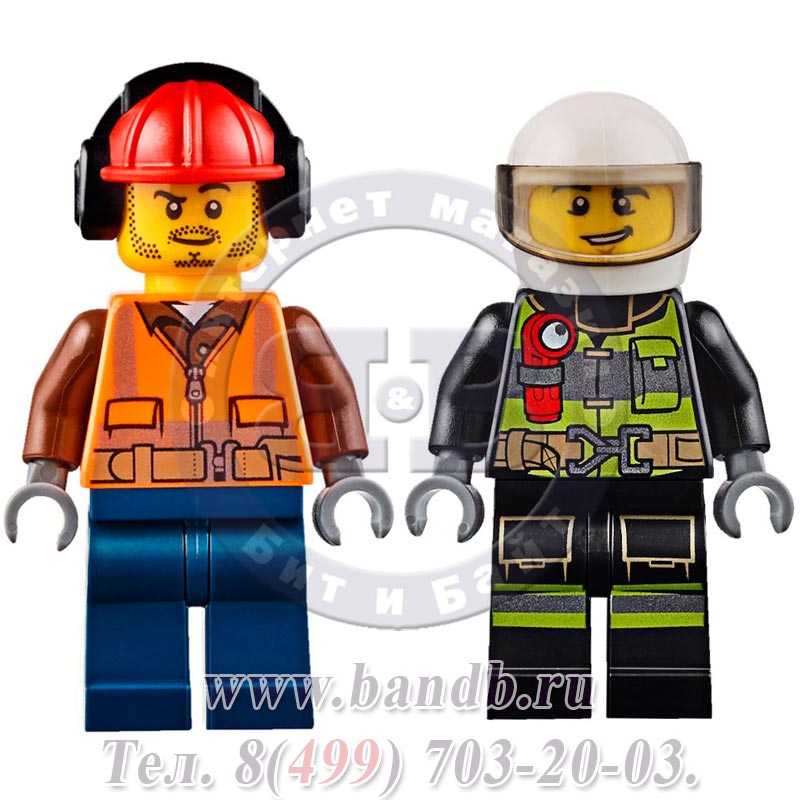 Лего Пожарники 60108 Пожарная команда быстрого реагирования Картинка № 4
