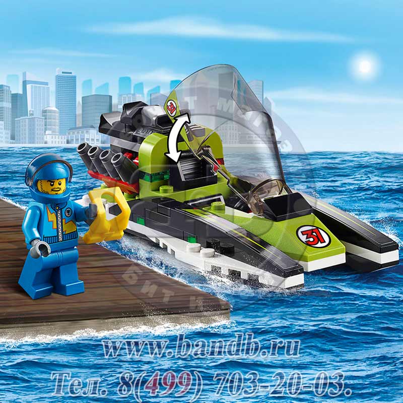 Lego City 60114 Гоночный катер Картинка № 6