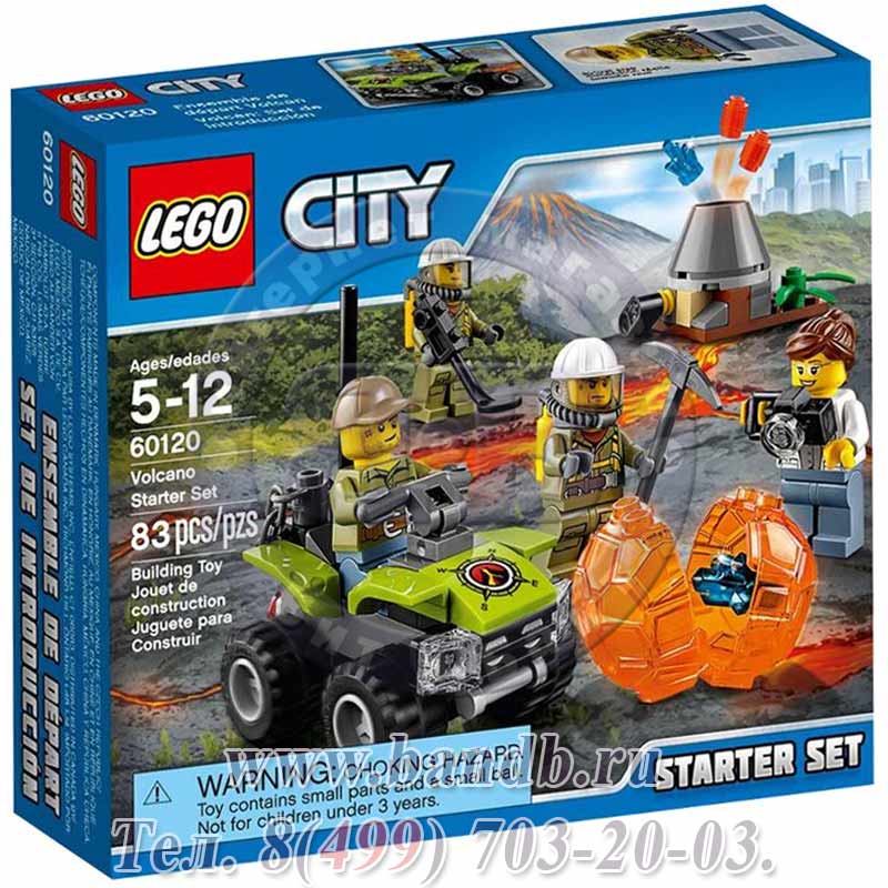 Конструктор Lego City 60120 Набор для начинающих Исследователи Вулканов Картинка № 7