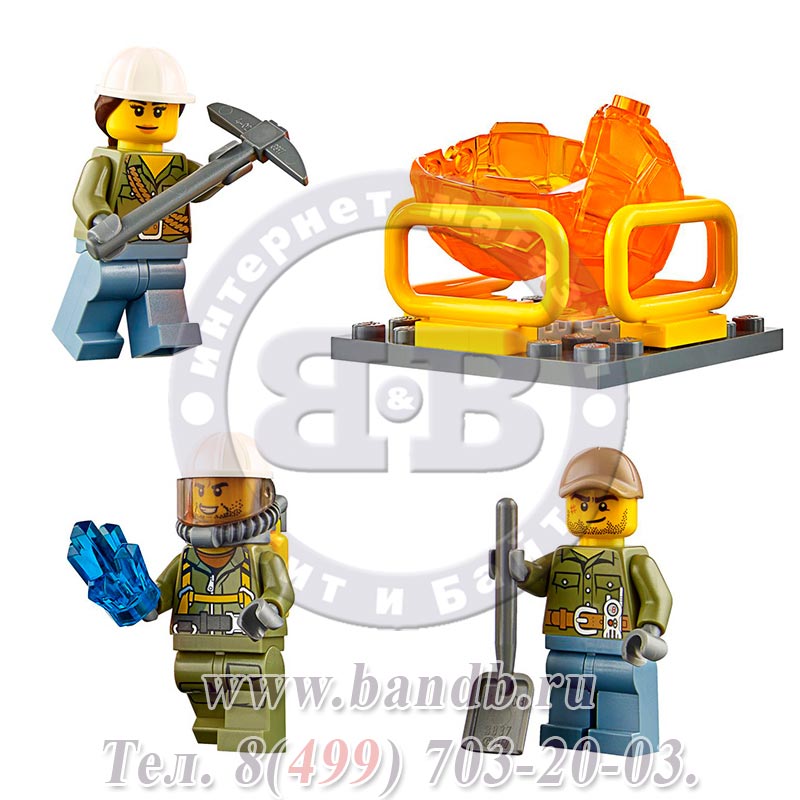 Lego 60122 Город Вездеход исследователей вулканов Картинка № 5