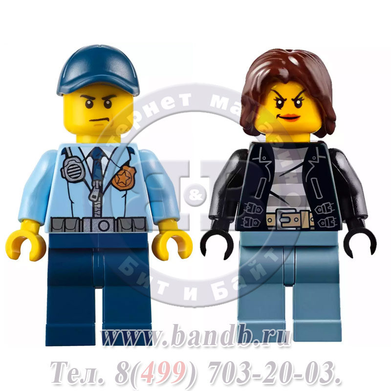 Конструктор Лего Полиция 60129 Полицейский патрульный катер Картинка № 4
