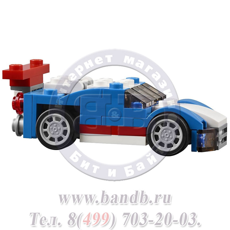 Лего Креатор 31027 Синий гоночный автомобиль Картинка № 4