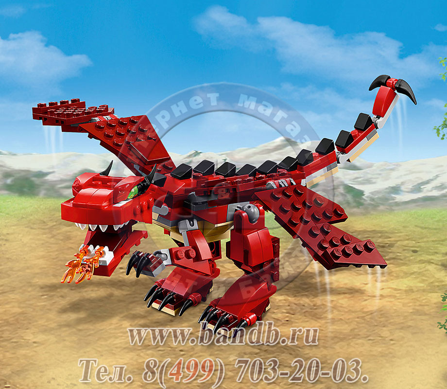 Набор Lego 31032 Криэйтор Огнедышащий дракон Картинка № 5