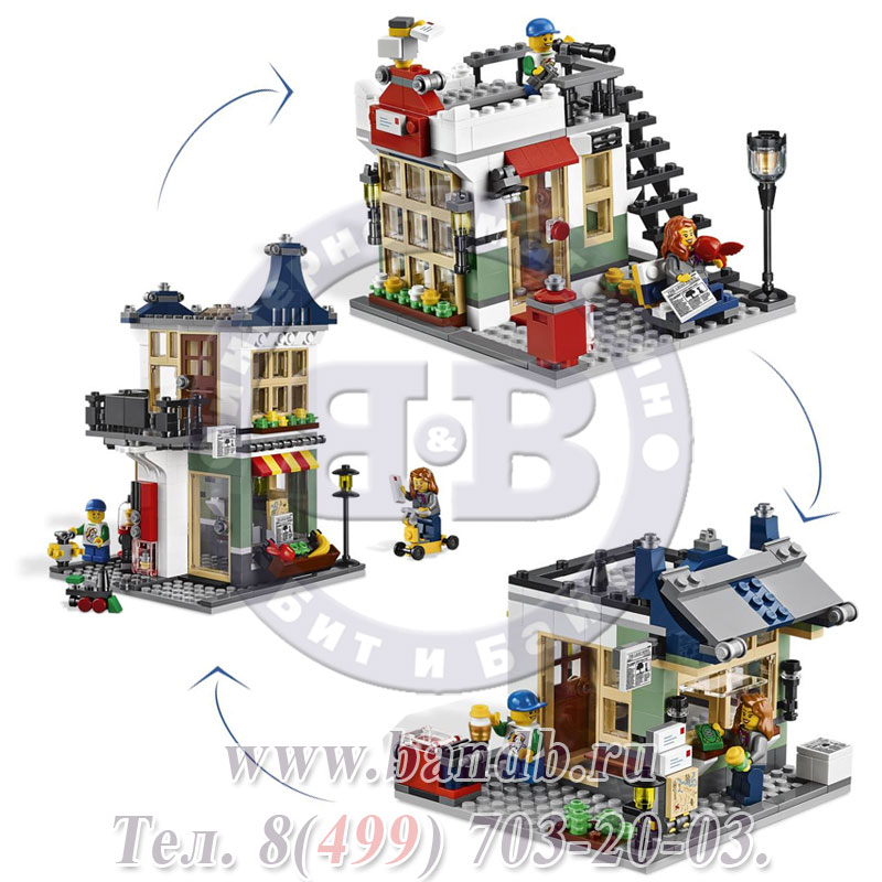 Конструктор Lego Creator 31036 Криэйтор Магазин по продаже игрушек и продуктов Картинка № 4