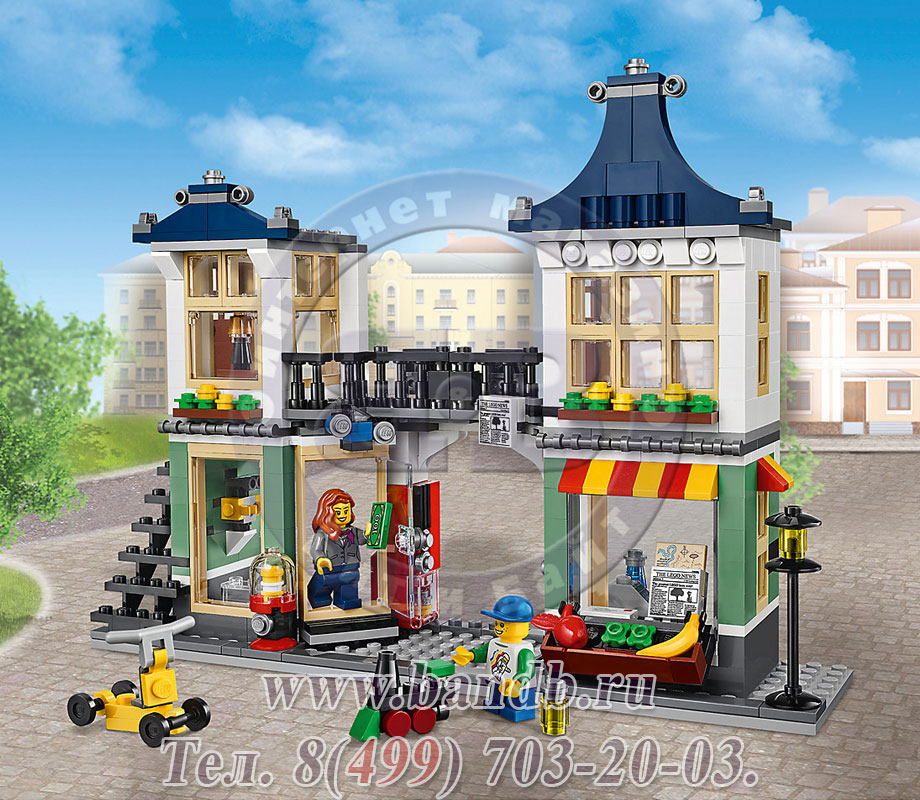 Конструктор Lego Creator 31036 Криэйтор Магазин по продаже игрушек и продуктов Картинка № 6