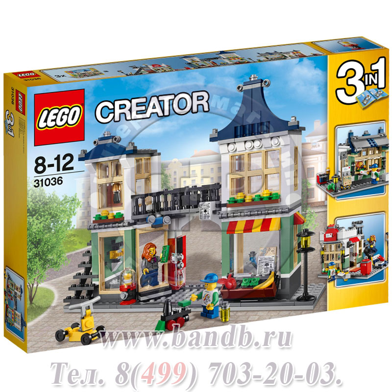 Конструктор Lego Creator 31036 Криэйтор Магазин по продаже игрушек и продуктов Картинка № 7
