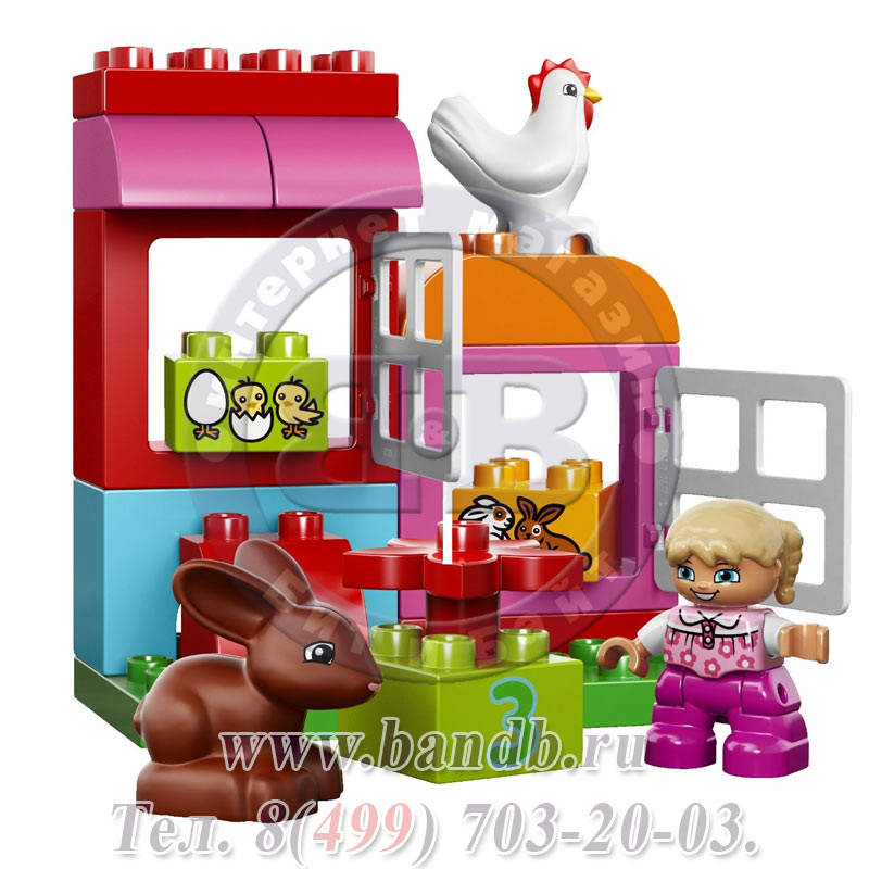 Конструктор Lego Duplo 10571 Лучшие друзья: курочка и кролик Картинка № 7