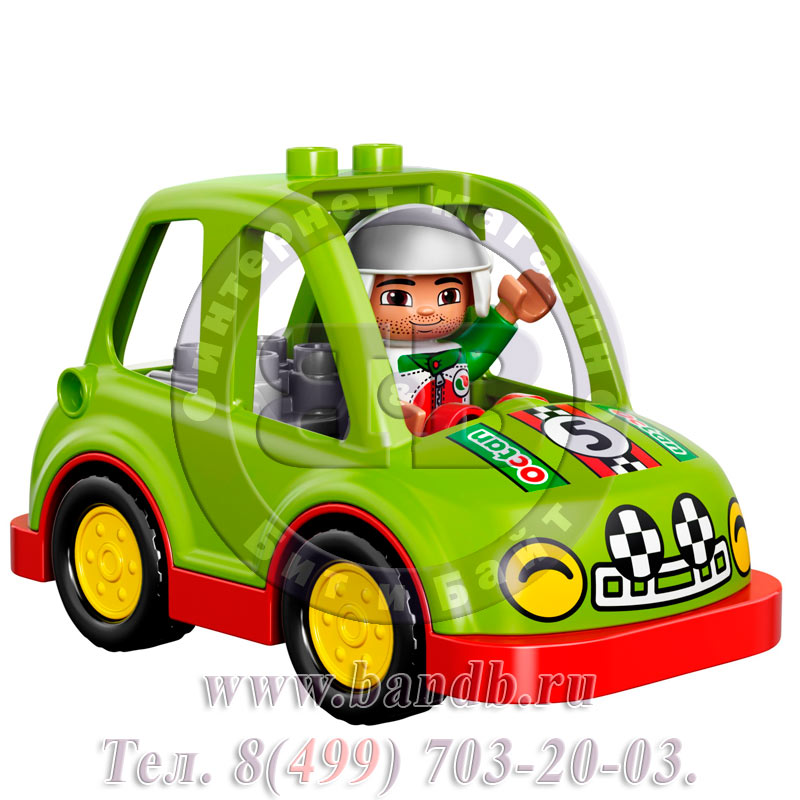 Конструктор Lego Duplo 10589 Гоночный автомобиль Картинка № 3