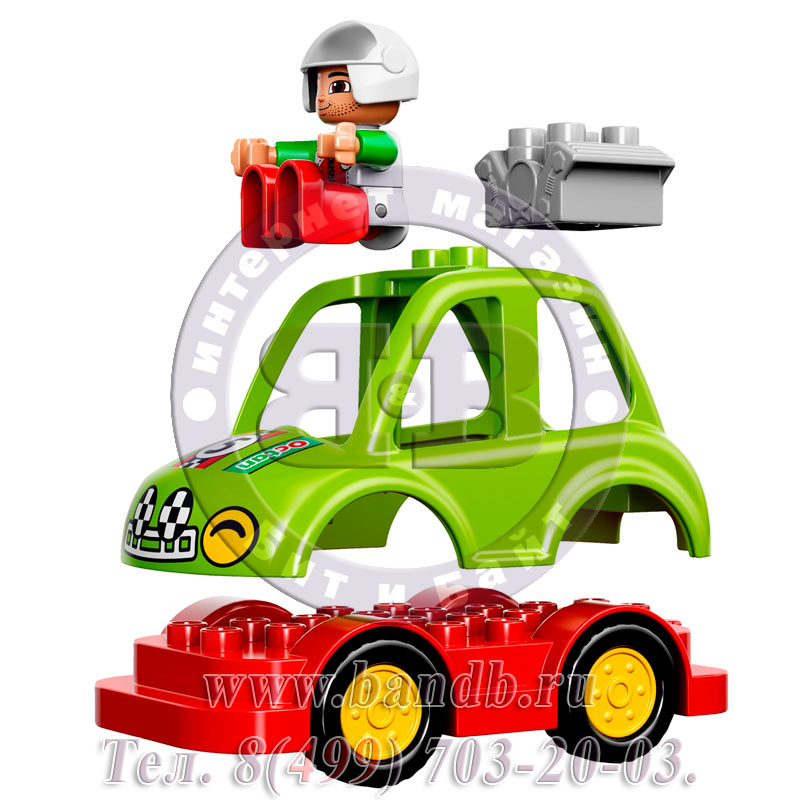 Конструктор Lego Duplo 10589 Гоночный автомобиль Картинка № 8