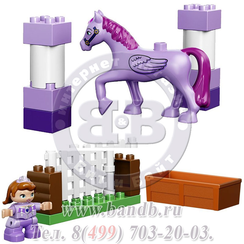 Конструктор Lego Duplo 10594 Прекрасная: королевская конюшня Софии Картинка № 2
