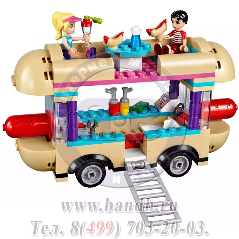 Lego Friends Лего 41129 Парк развлечений: фургон с хот-догами Картинка № 2