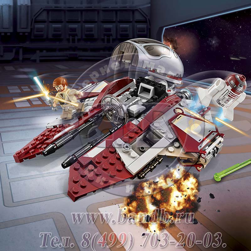 Лего Стар Варс 75135 Перехватчик джедаев Оби-Вана Кеноби™ Картинка № 3
