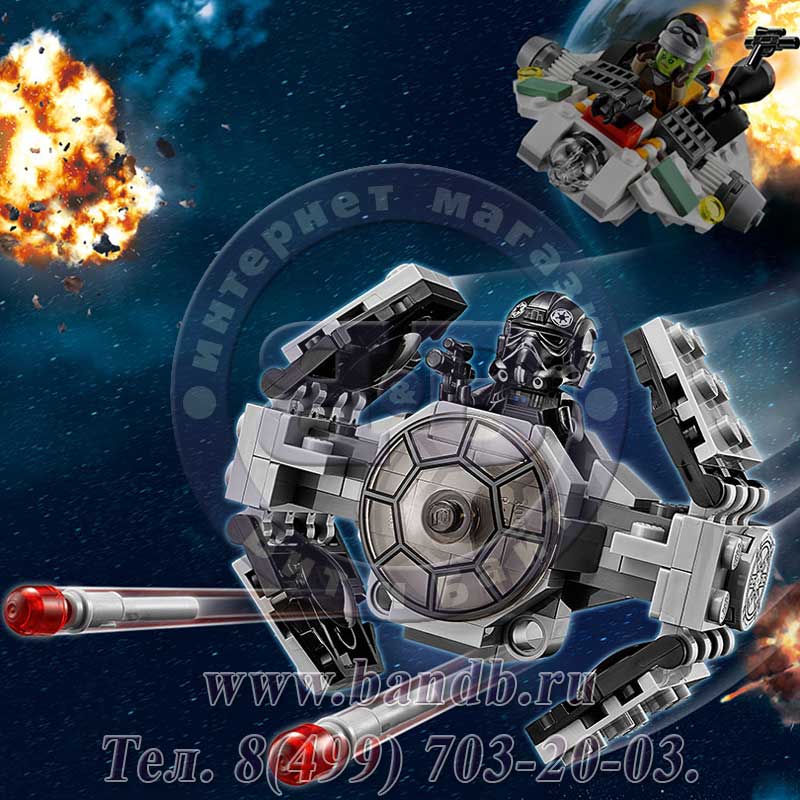 Лего Звёздные Войны 75128 Усовершенствованный прототип истребителя TIE™ Картинка № 3