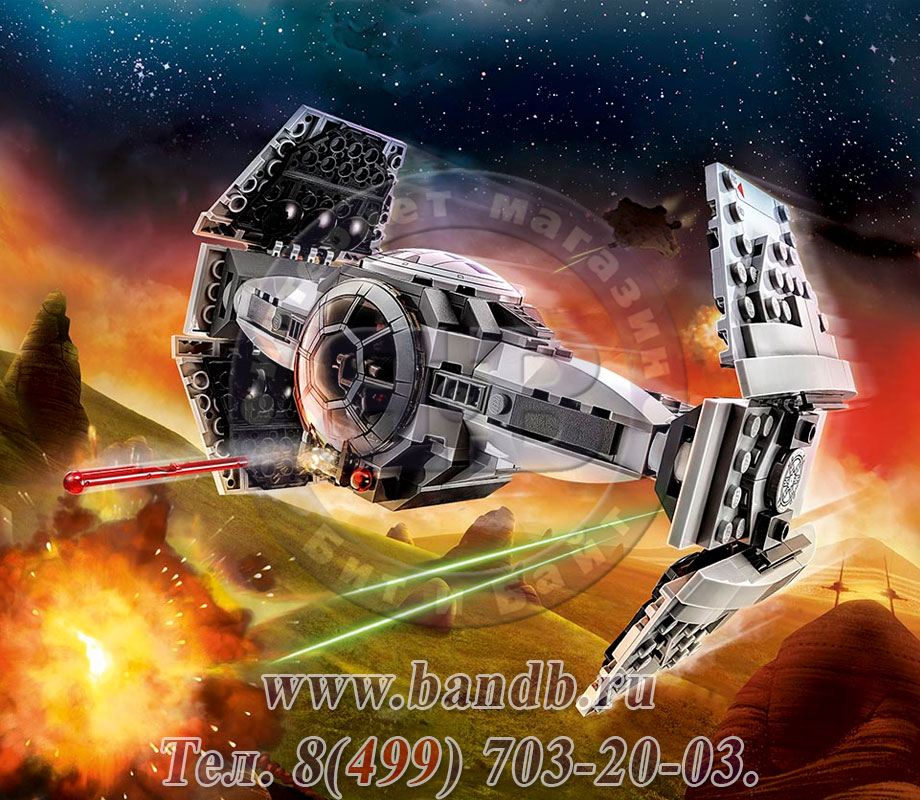 Лего Звёздные Войны Набор 75082 Улучшенный Прототип TIE Истребителя™ Картинка № 6