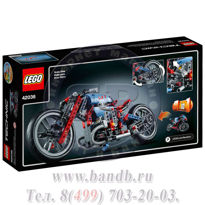 Lego Technic 42036 Спортбайк Картинка № 8