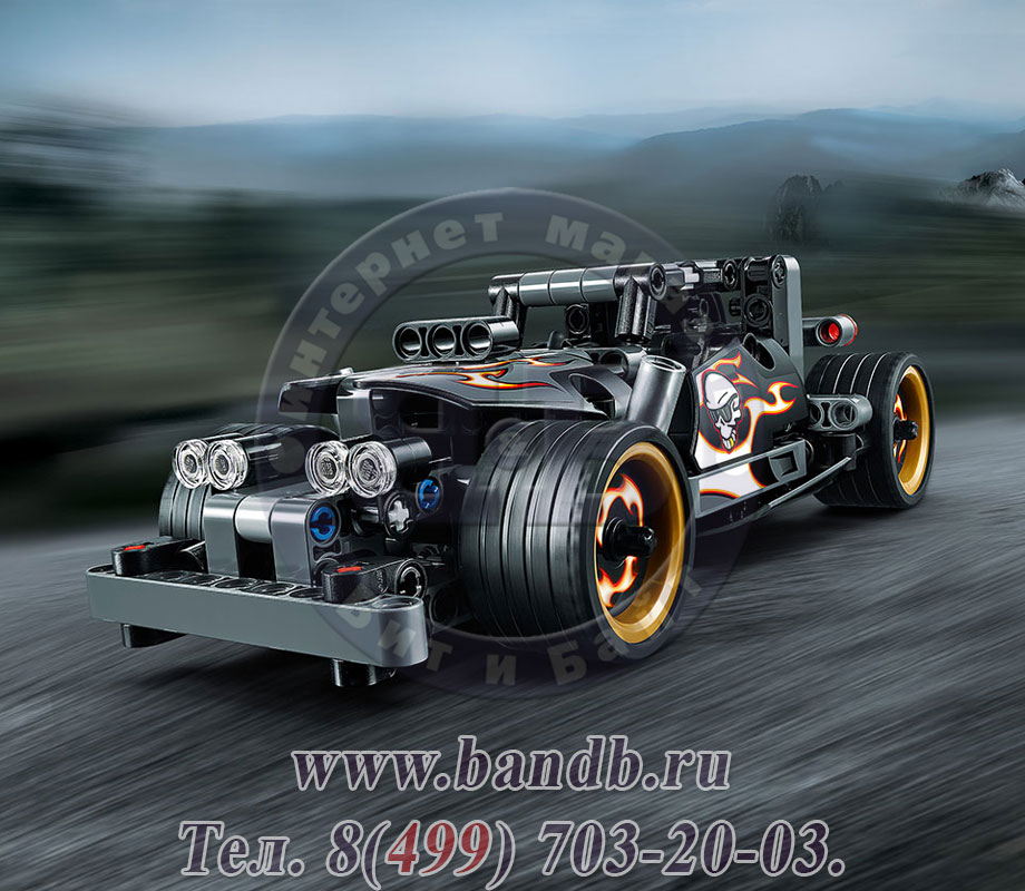 Конструктор Лего Technic 42046 Гоночный автомобиль для побега Картинка № 4